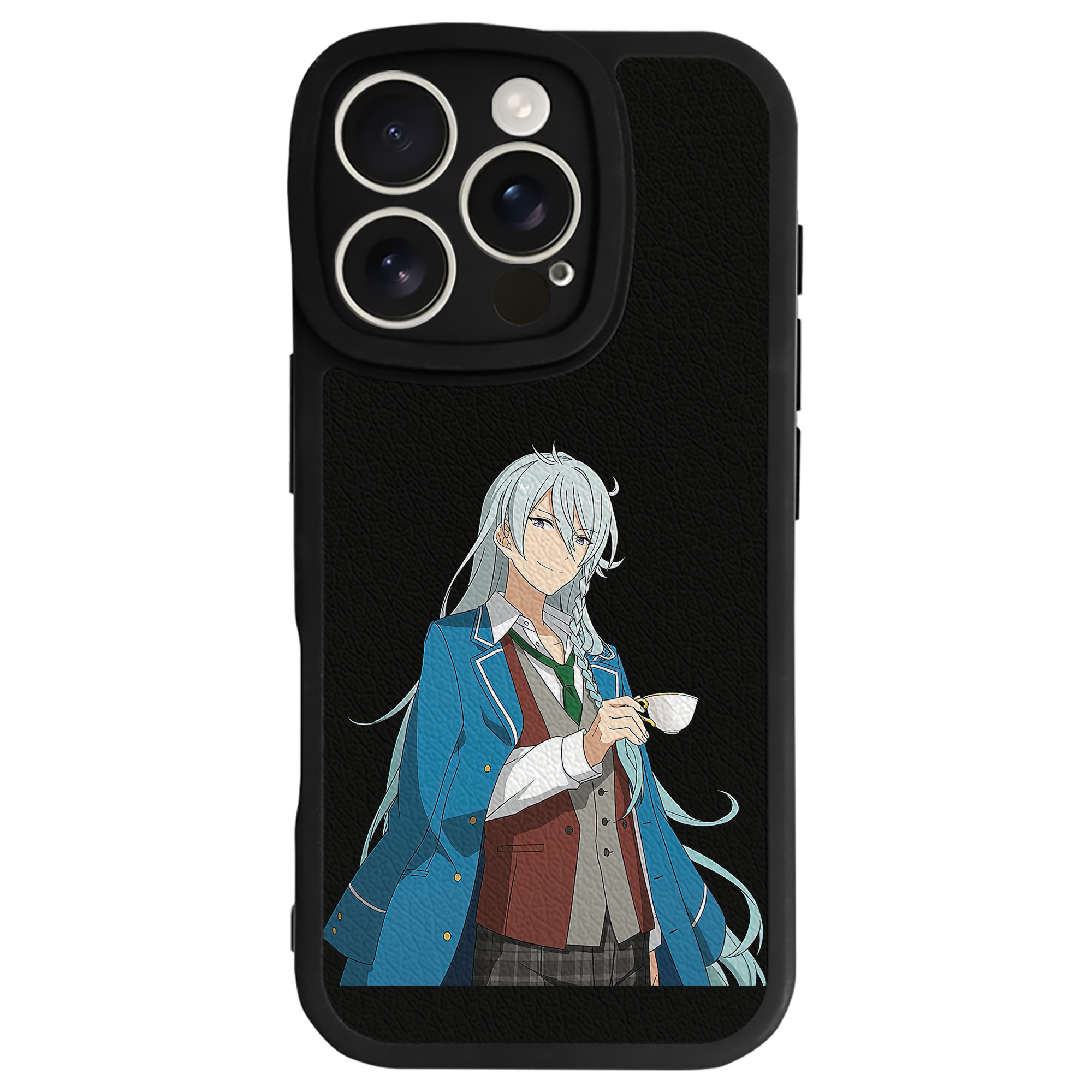 （画像用） あんさんぶるスターズ! Ensemble Stars 【iPhone 16シリーズ対応】シリコンスマホケース（レザー調） 材質：シリコン